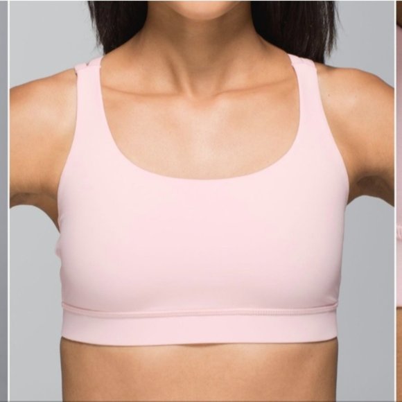 Lululemon Energy Bra Parfait Pink - Picture 3 of 8